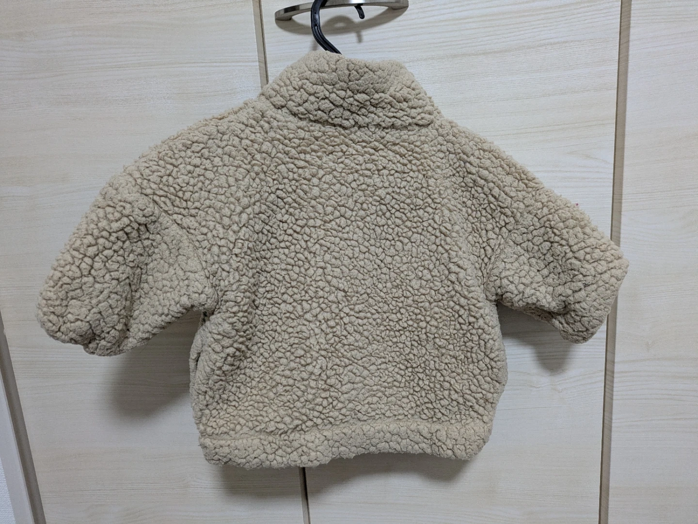1歳向け【アーリーモモ】 ボアジャケット 110cm(実際は80-90cm)の写真5枚目