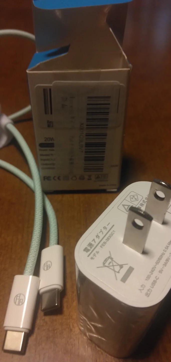 USB PDアダプター　type-C　to type-C　5V1Aアダプター　type-A　to type-Cケーブルの写真3枚目