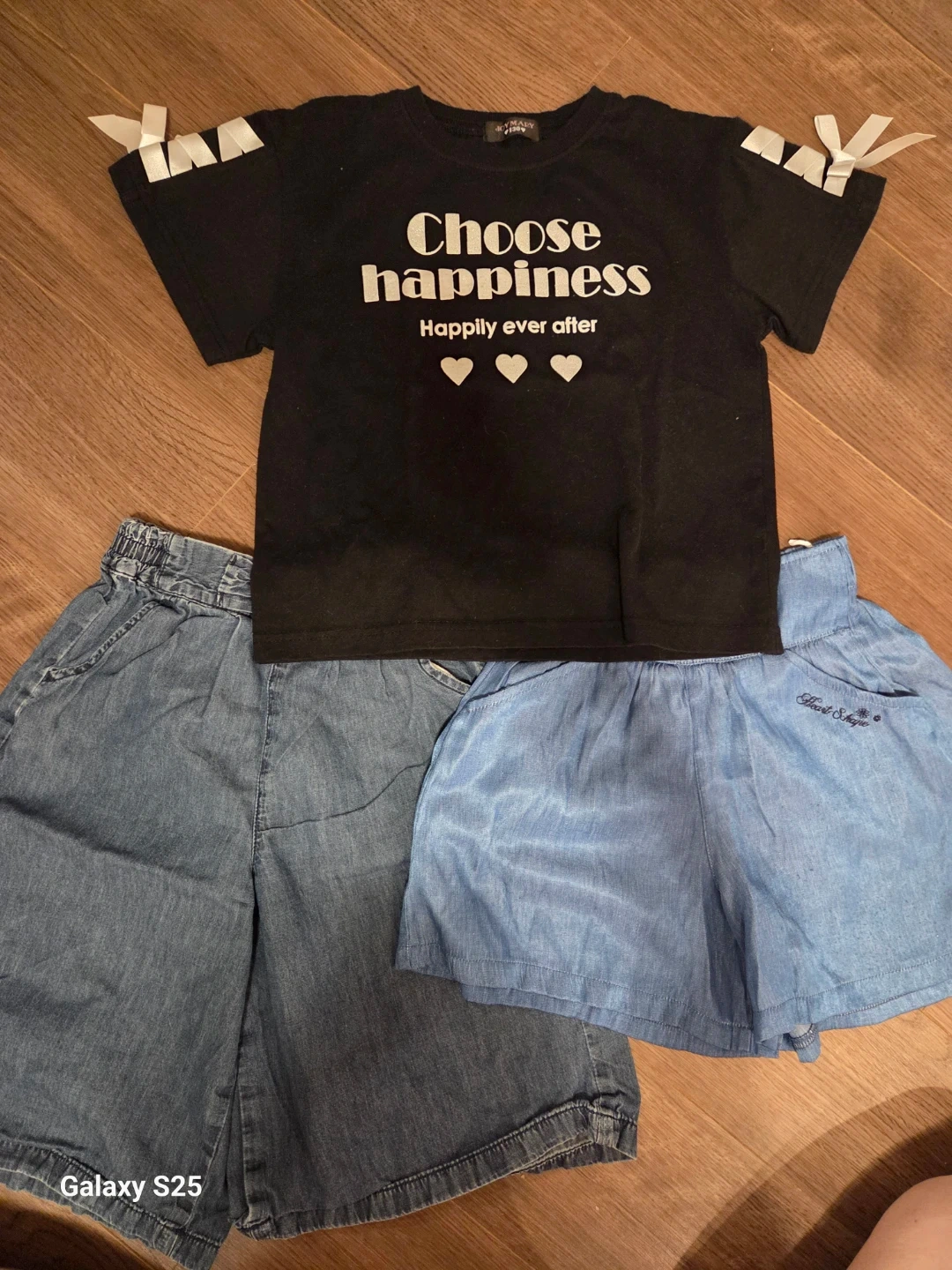キッズ服3点セット 半袖Tシャツ ショートパンツ