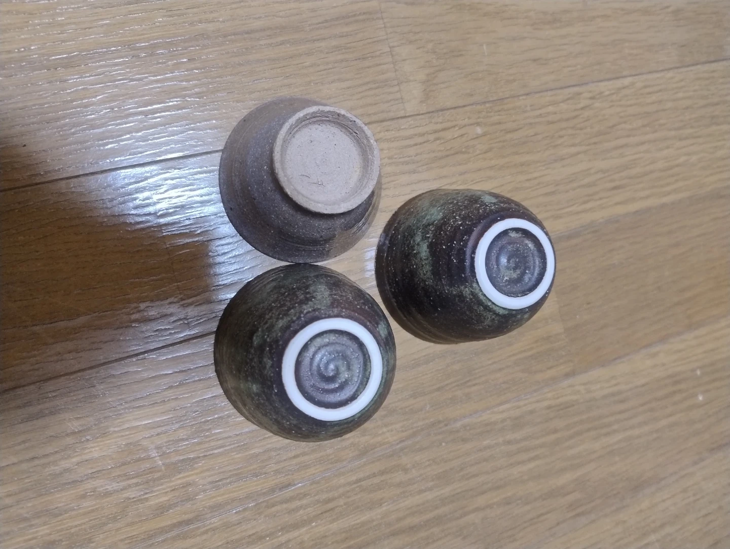 陶器 湯呑み 3個セット 煎茶碗の写真3枚目