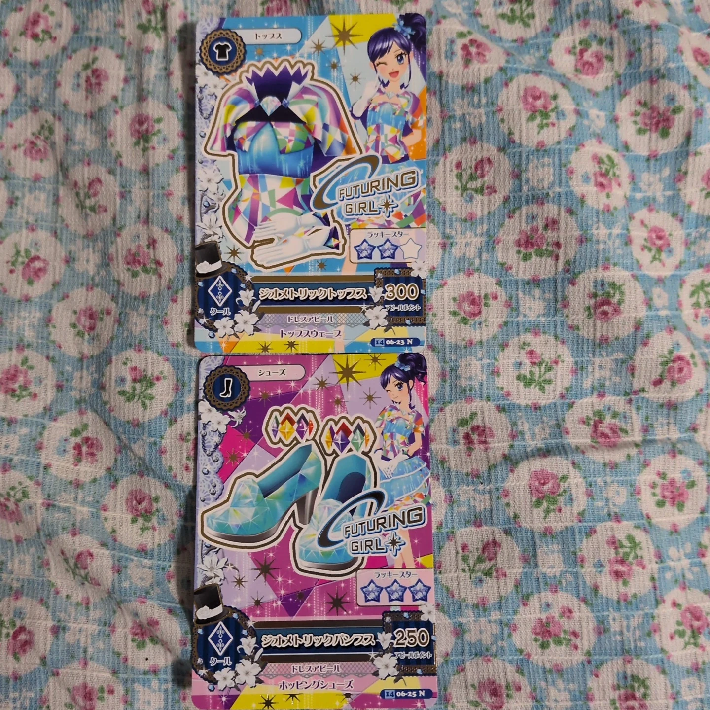 アイカツカード ジオメトリックトップス＆パンプス