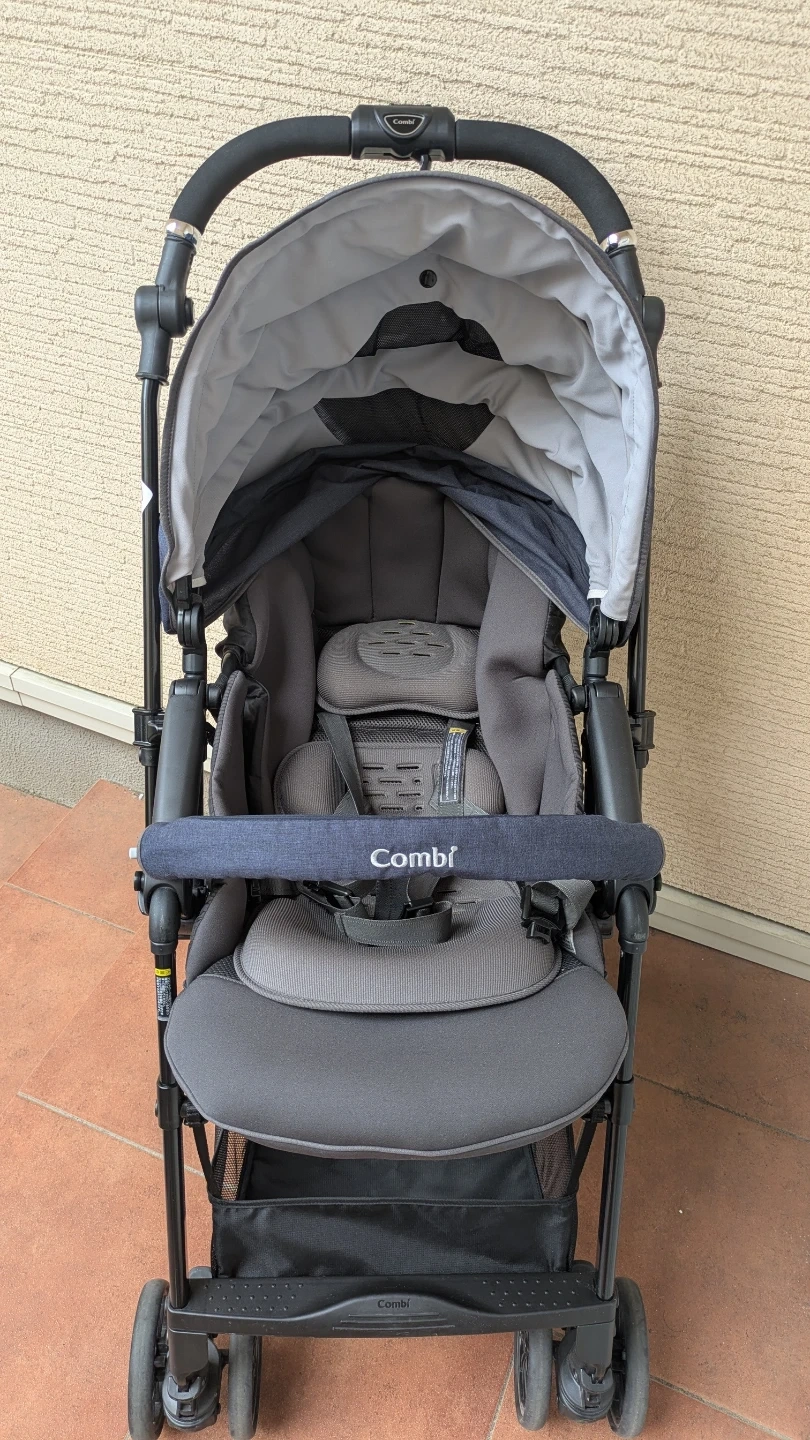 【2025年購入】Combi A型(両対面)ベビーカー スゴカルα compact エッグショック AWの写真4枚目