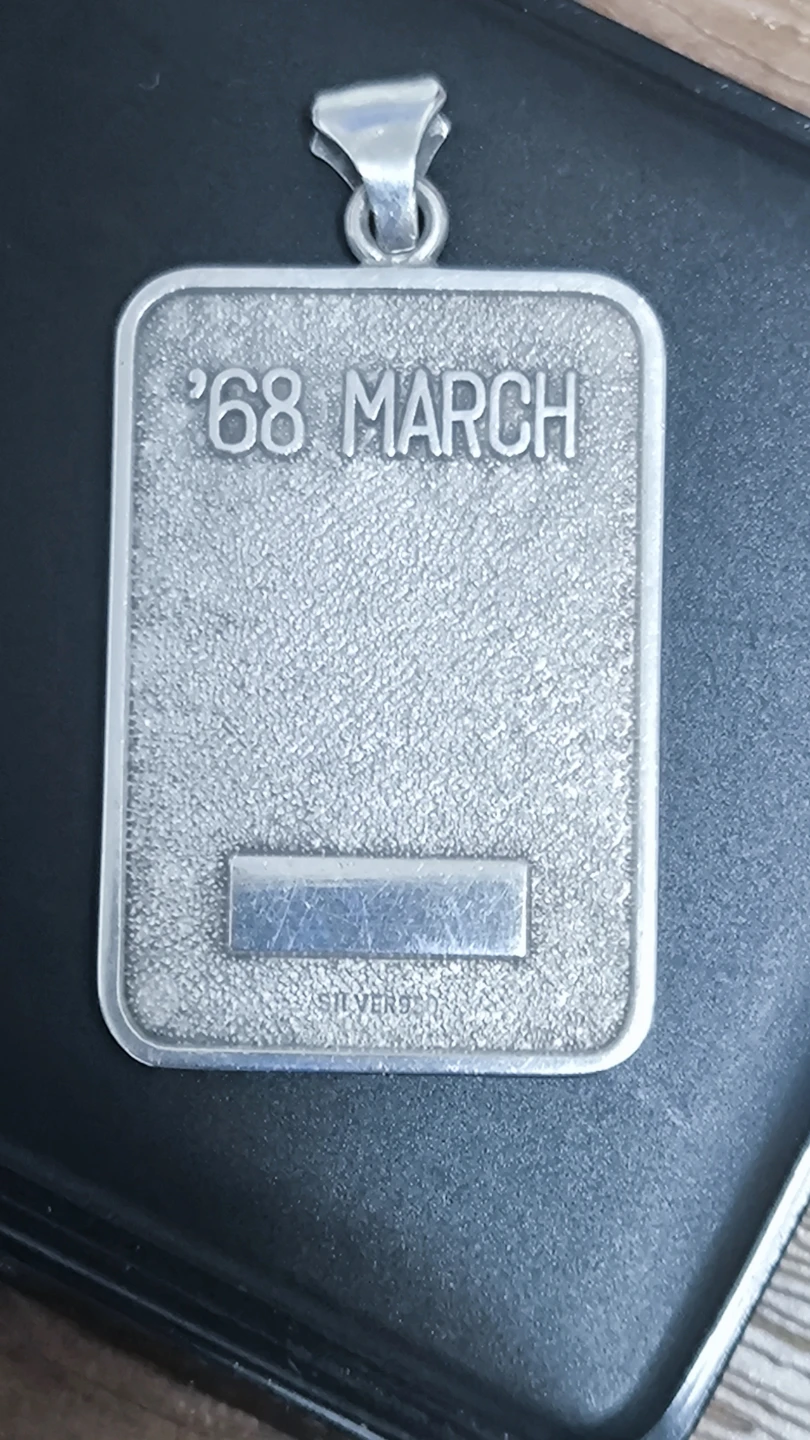 シルバー950 ペンダントトップ ’68 MARCHの写真2枚目