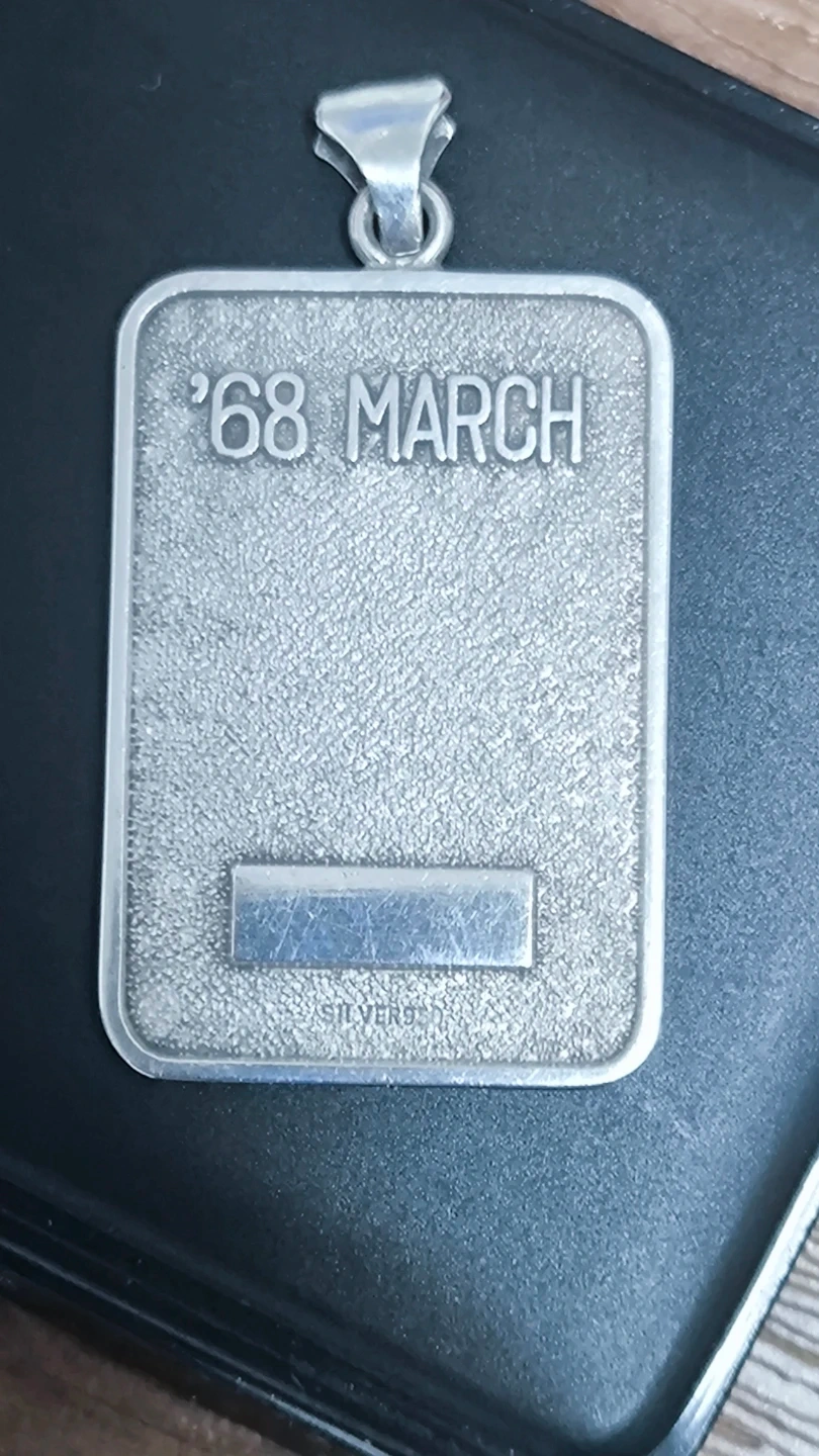 シルバー950 ペンダントトップ ’68 MARCHの写真2枚目