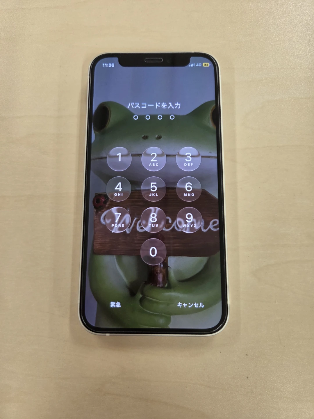 10/2 19時に二俣川駅　美品　SIMフリー　iPhone12mini ホワイト　64GBの写真2枚目