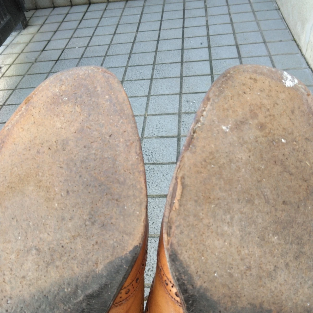 イードアンドレイバン　 ウィングチップ ライトブラウンの写真8枚目