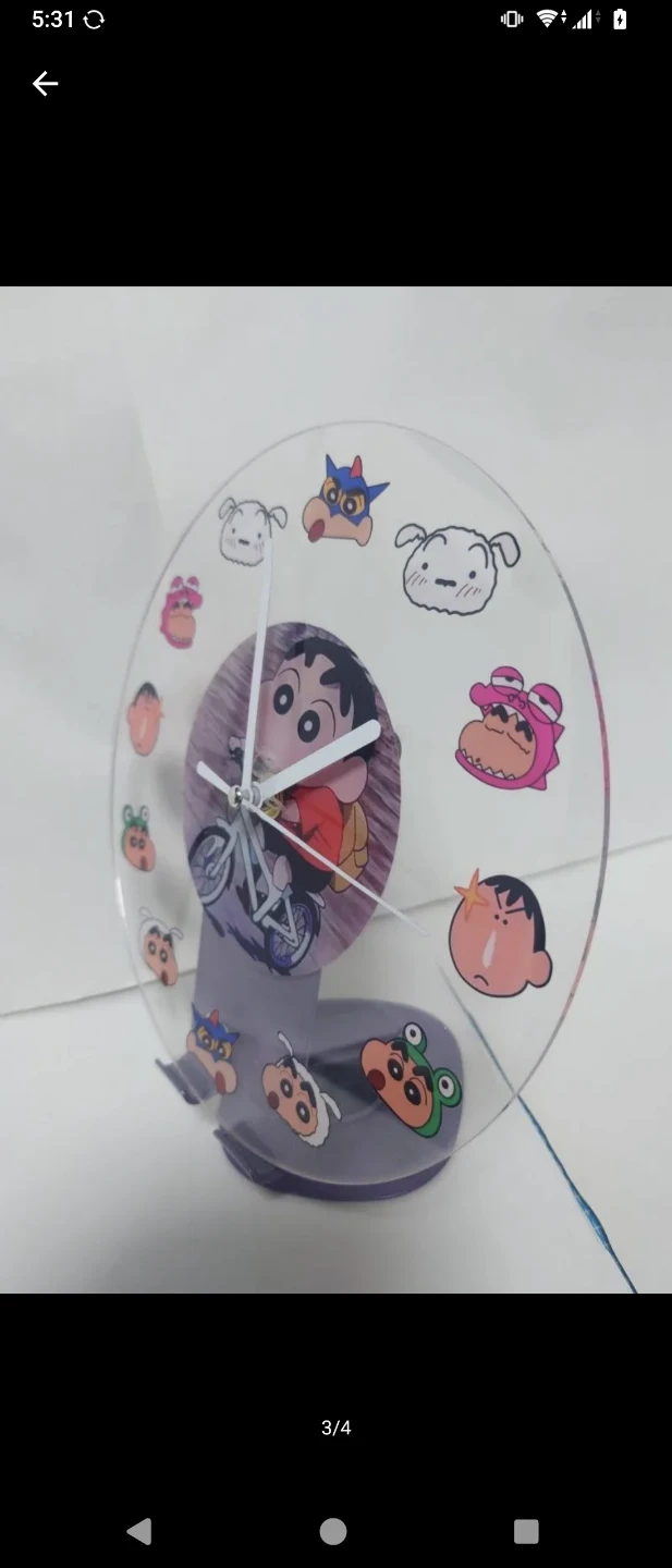クレヨンしんちゃん 置き時計の写真3枚目