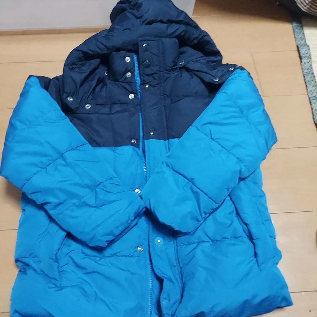 ギャップキッズ ダウンジャケット ブルー 140-160cm