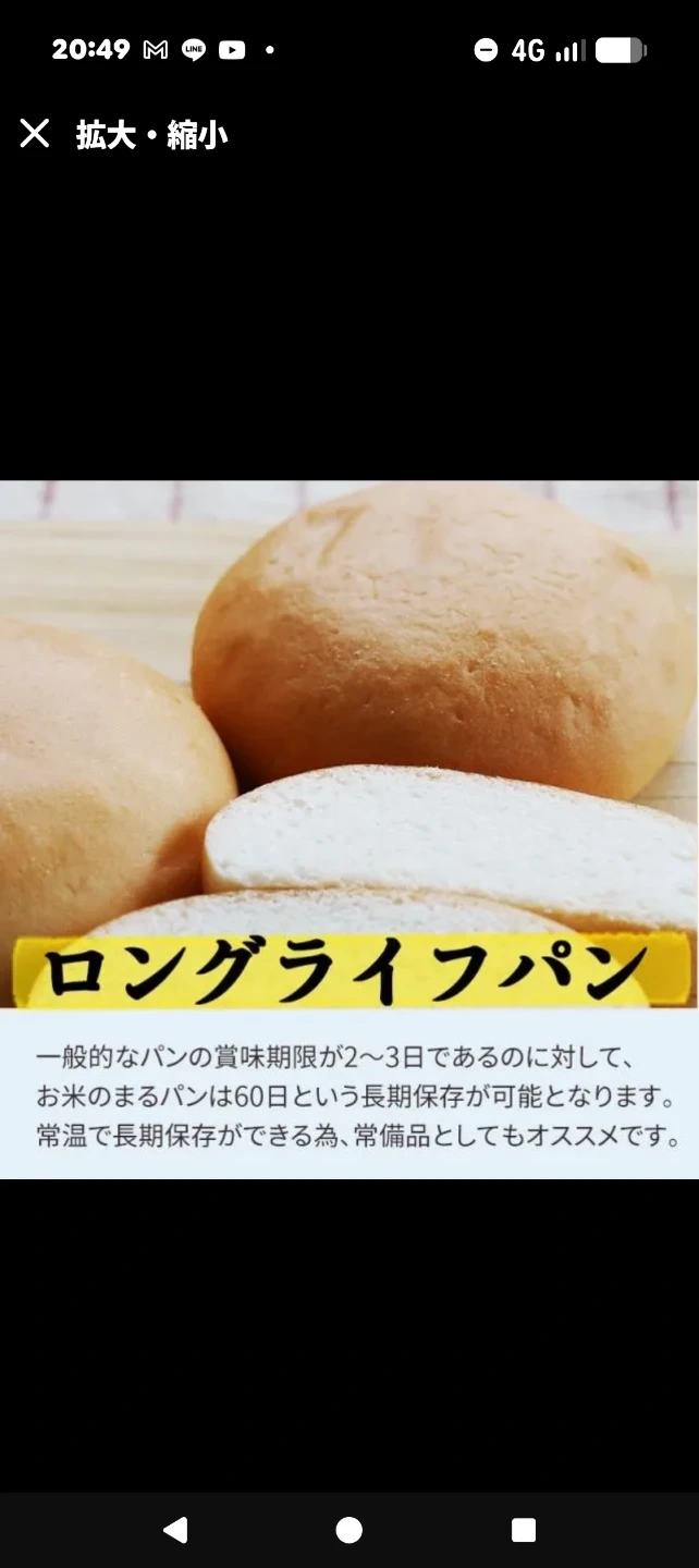 ナミサト お米のまるパン 白米 6個入