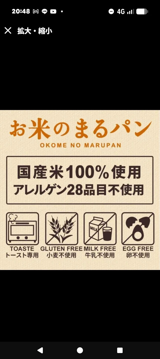 ナミサト お米のまるパン 白米 6個入の写真6枚目
