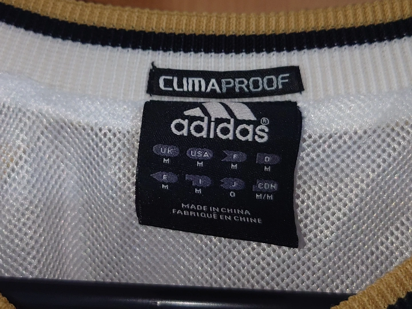 adidas アディダス クライマ プルーフ プルオーバー ピステ USED品 Oサイズの写真7枚目