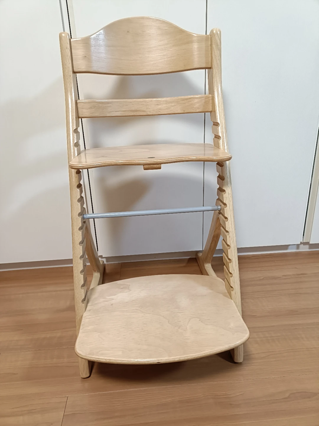 木製ハイチェア　大和屋すくすくスリムプラス　テーブル付の写真3枚目