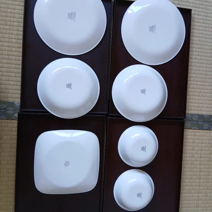 コレール 食器セット ホワイト 7点セットの写真2枚目