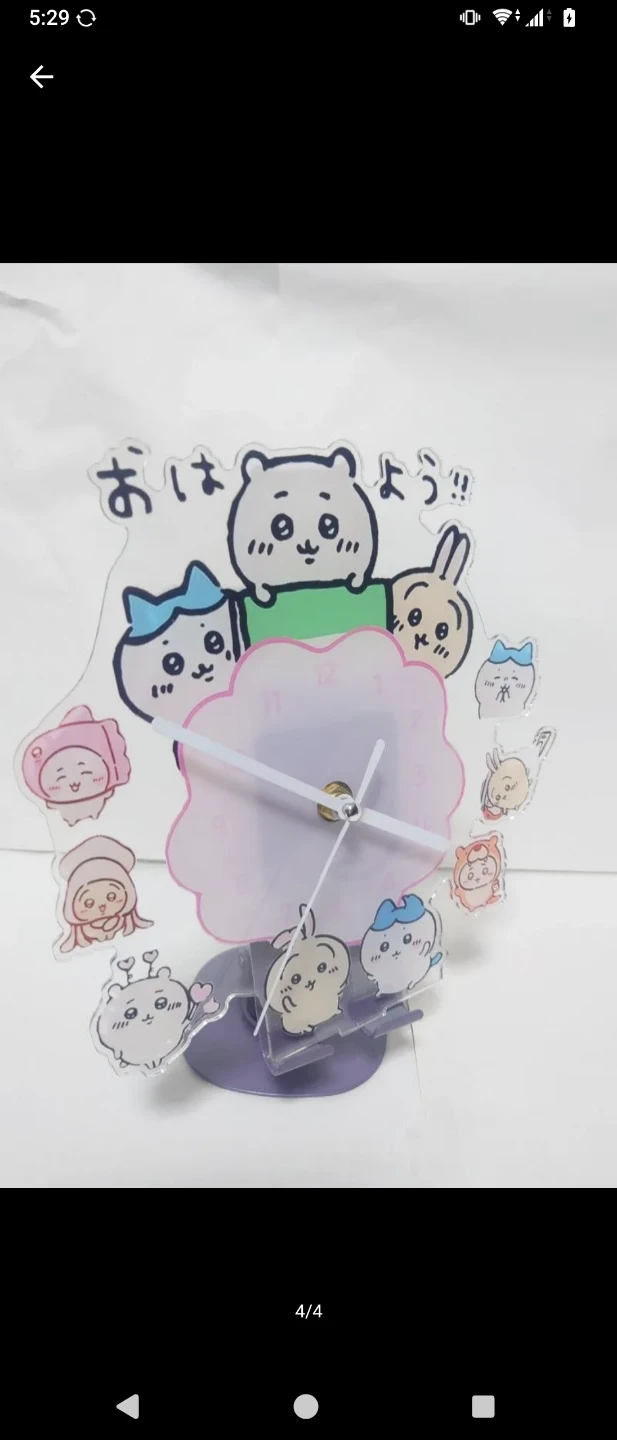 ちいかわ アクリル置時計の写真4枚目
