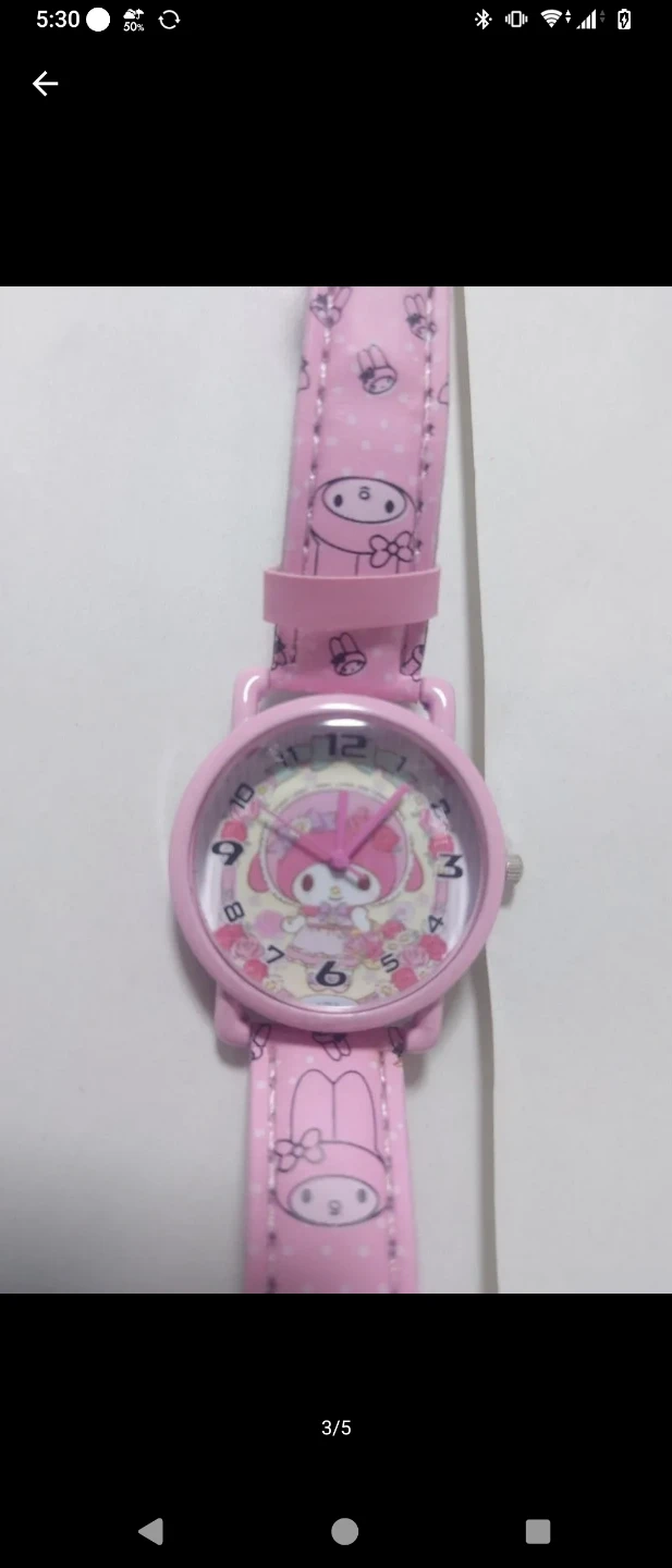 マイメロディ 腕時計 ピンクの写真3枚目