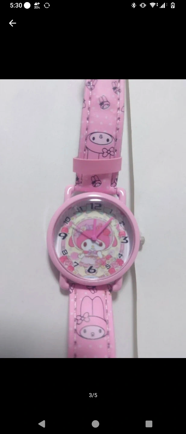 マイメロディ 腕時計 ピンクの写真3枚目
