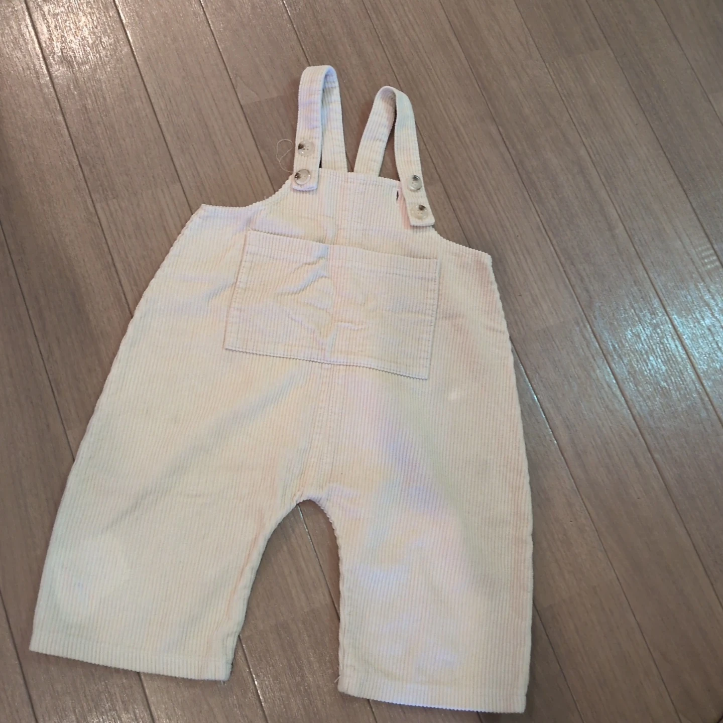コーデュロイ サロペット アイボリー