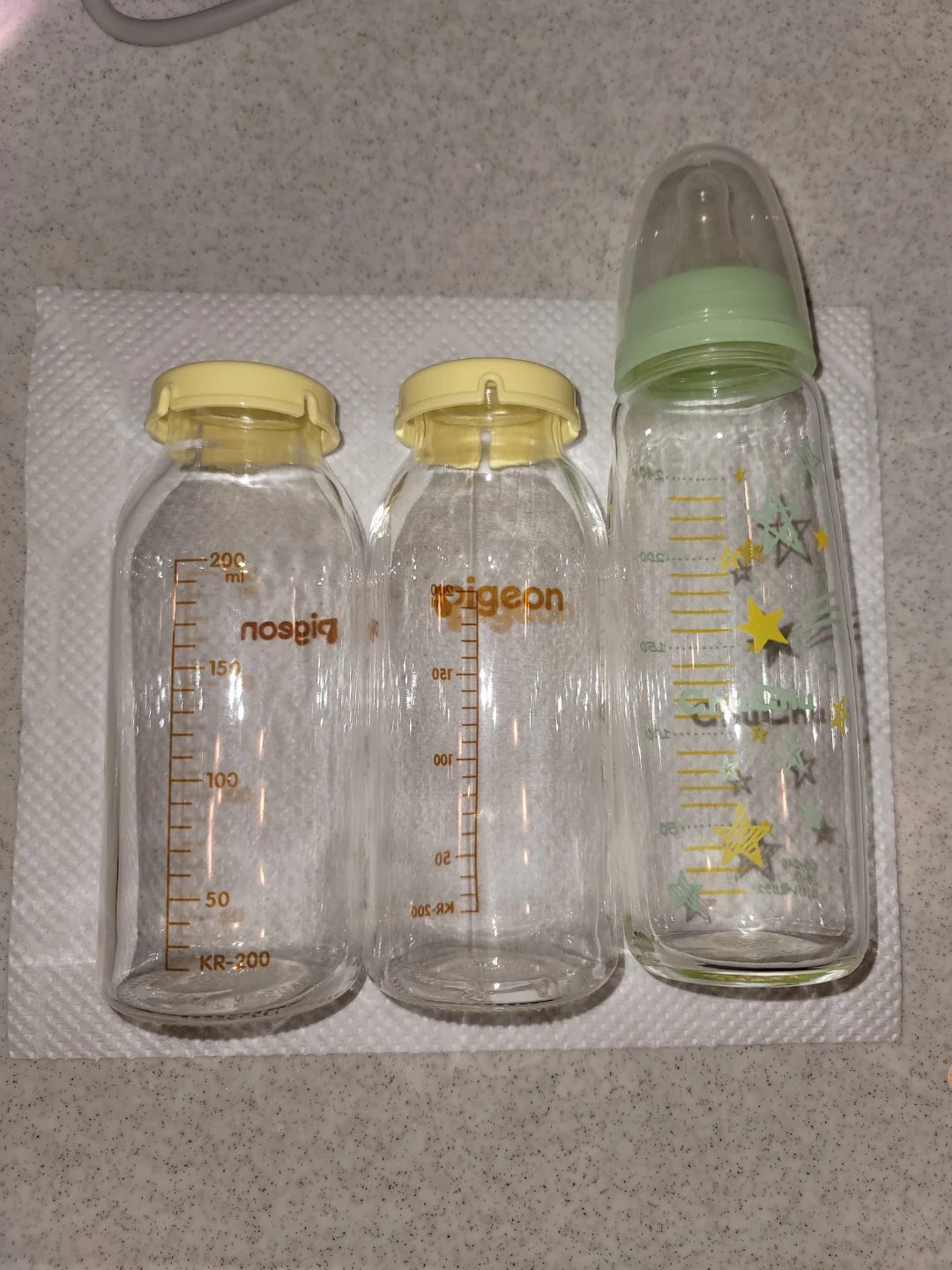 ピジョン・チュチュ 哺乳瓶3本セットの写真2枚目