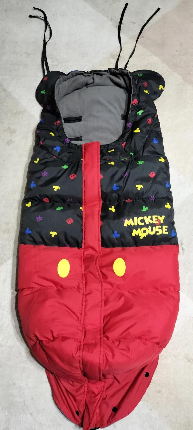 ディズニー ベビーカー用フットマフ ミッキーマウス