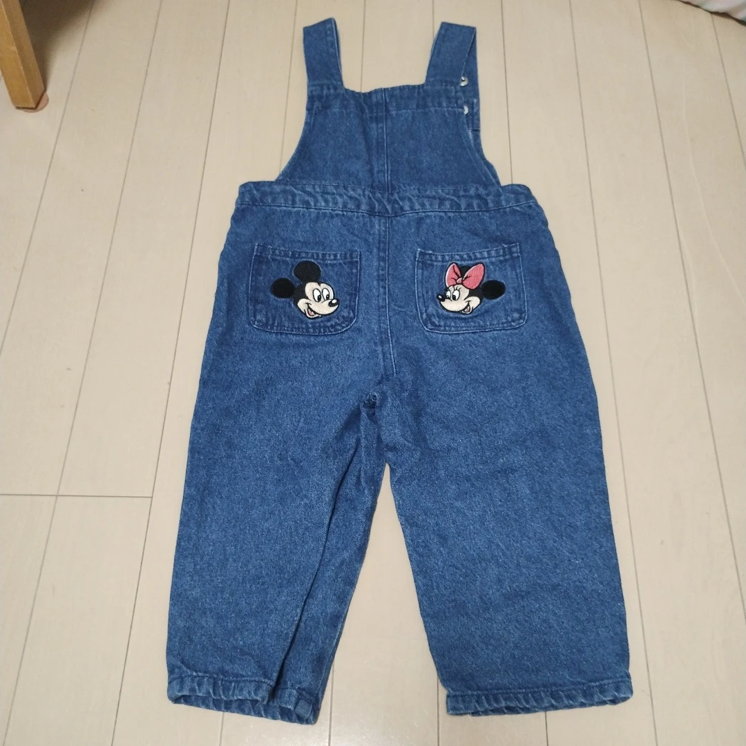 ディズニー オーバーオール 90cm ミッキー ミニー