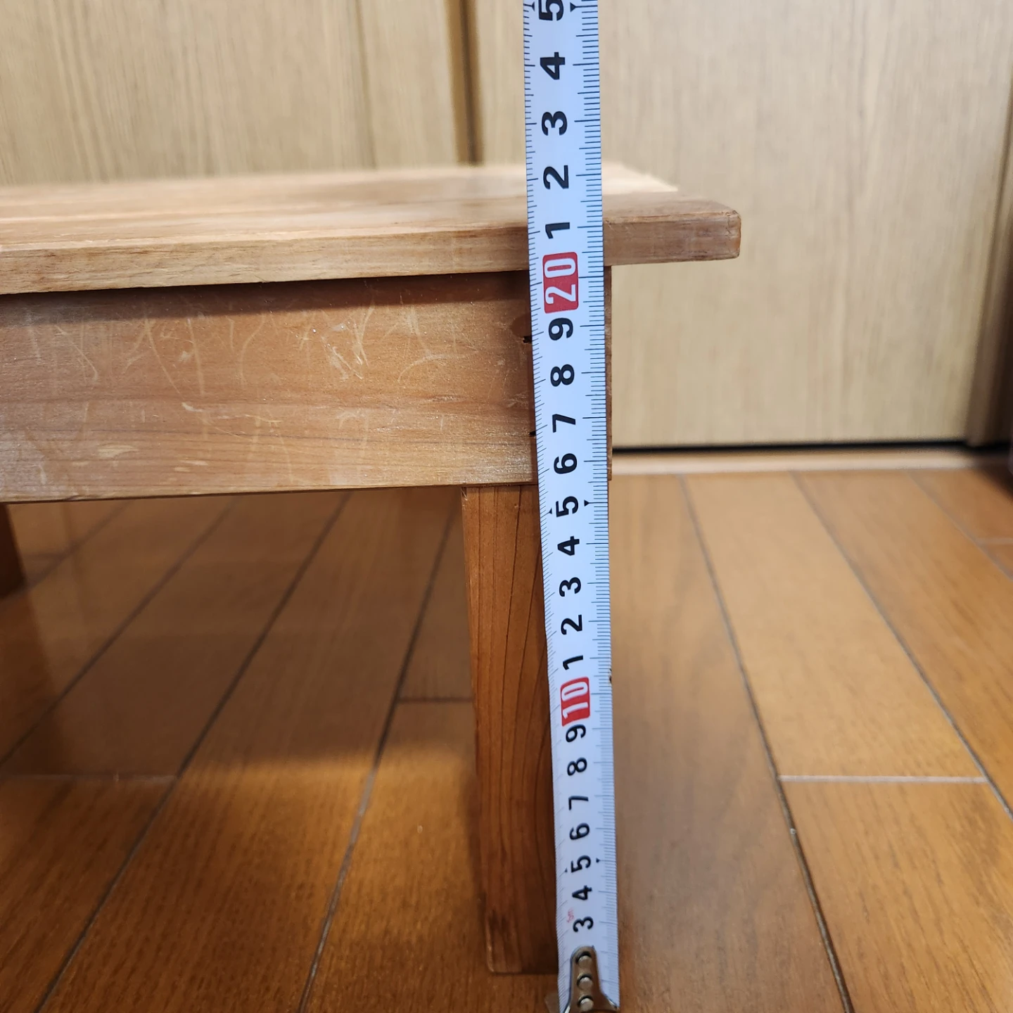 木製スツール 踏み台 プランタースタンド 天然木 ナチュラルの写真4枚目