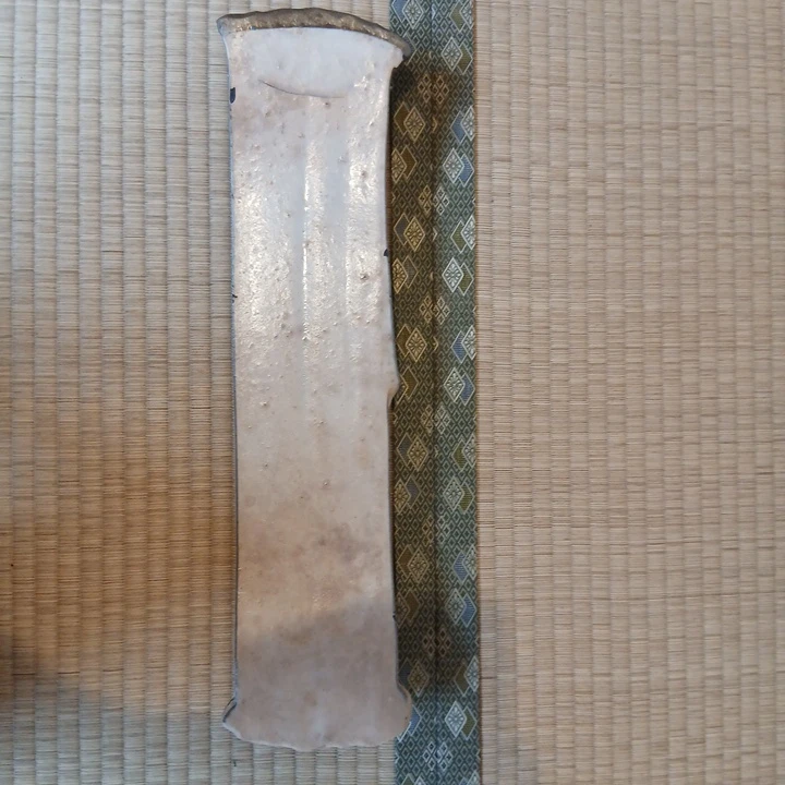 信楽焼長皿B 陶器製 花台 飾り台 足付き