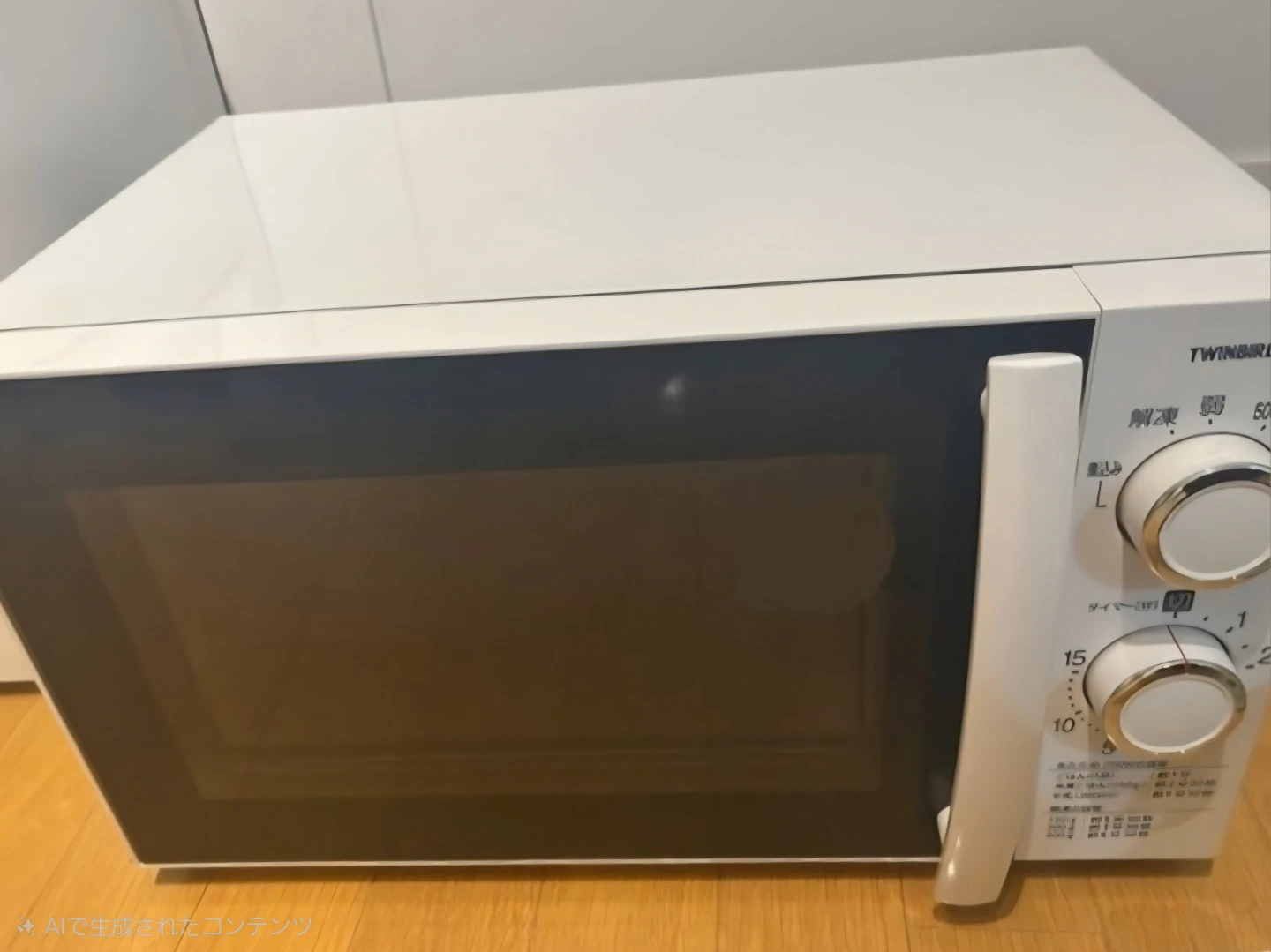 ツインバード 電子レンジ DR-D429 ホワイト