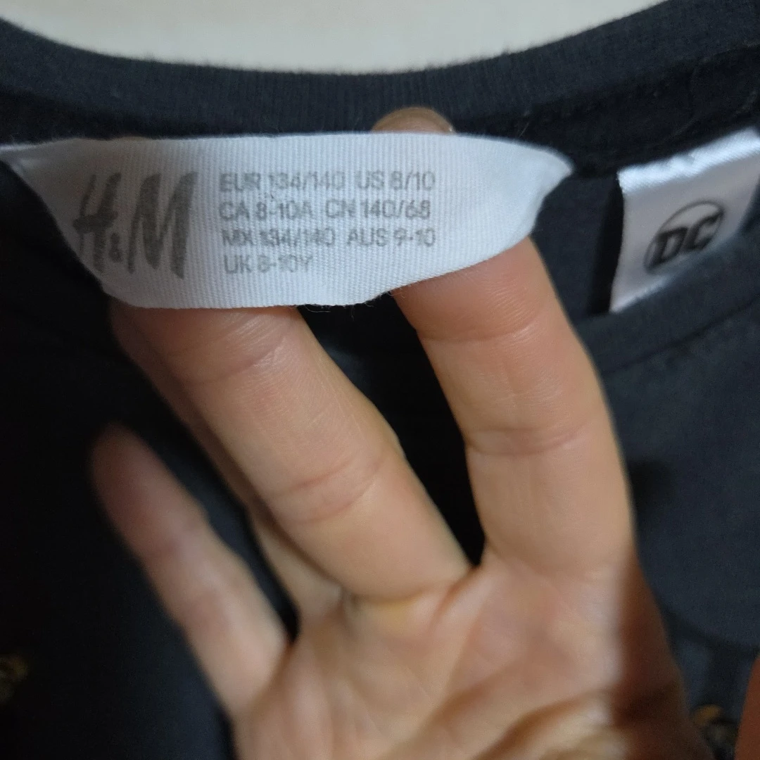 エイチアンドエム バットマン 長袖Tシャツ 140cmの写真5枚目