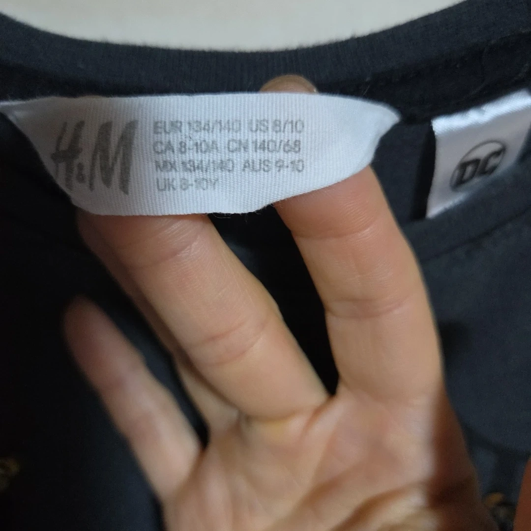 エイチアンドエム バットマン 長袖Tシャツ 140cmの写真5枚目