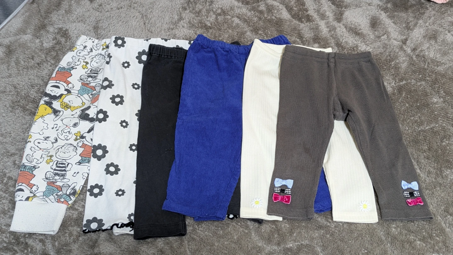 80cm 女の子用 子供服 ボトムス まとめ売りの写真2枚目