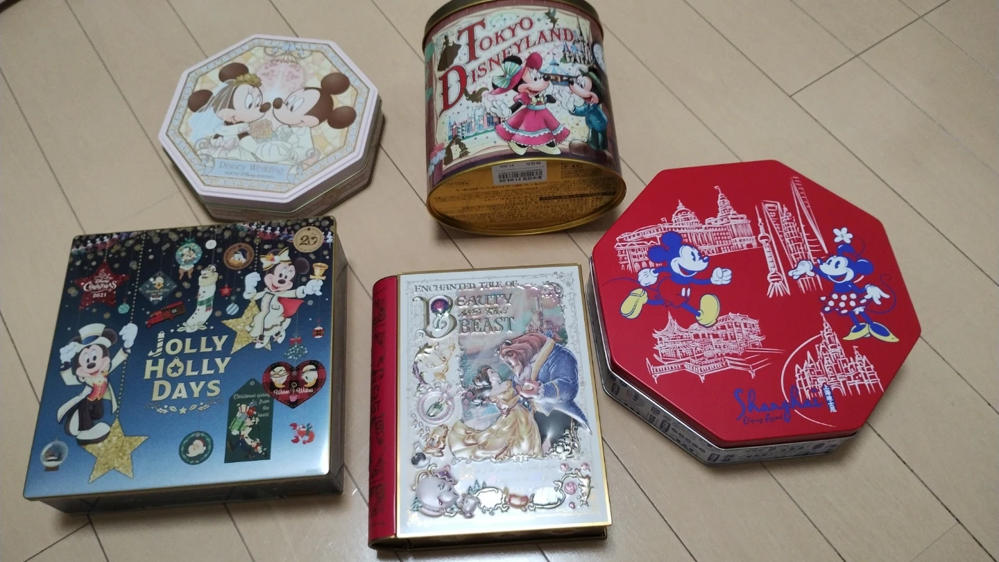 ディズニー 空き缶 5点セット