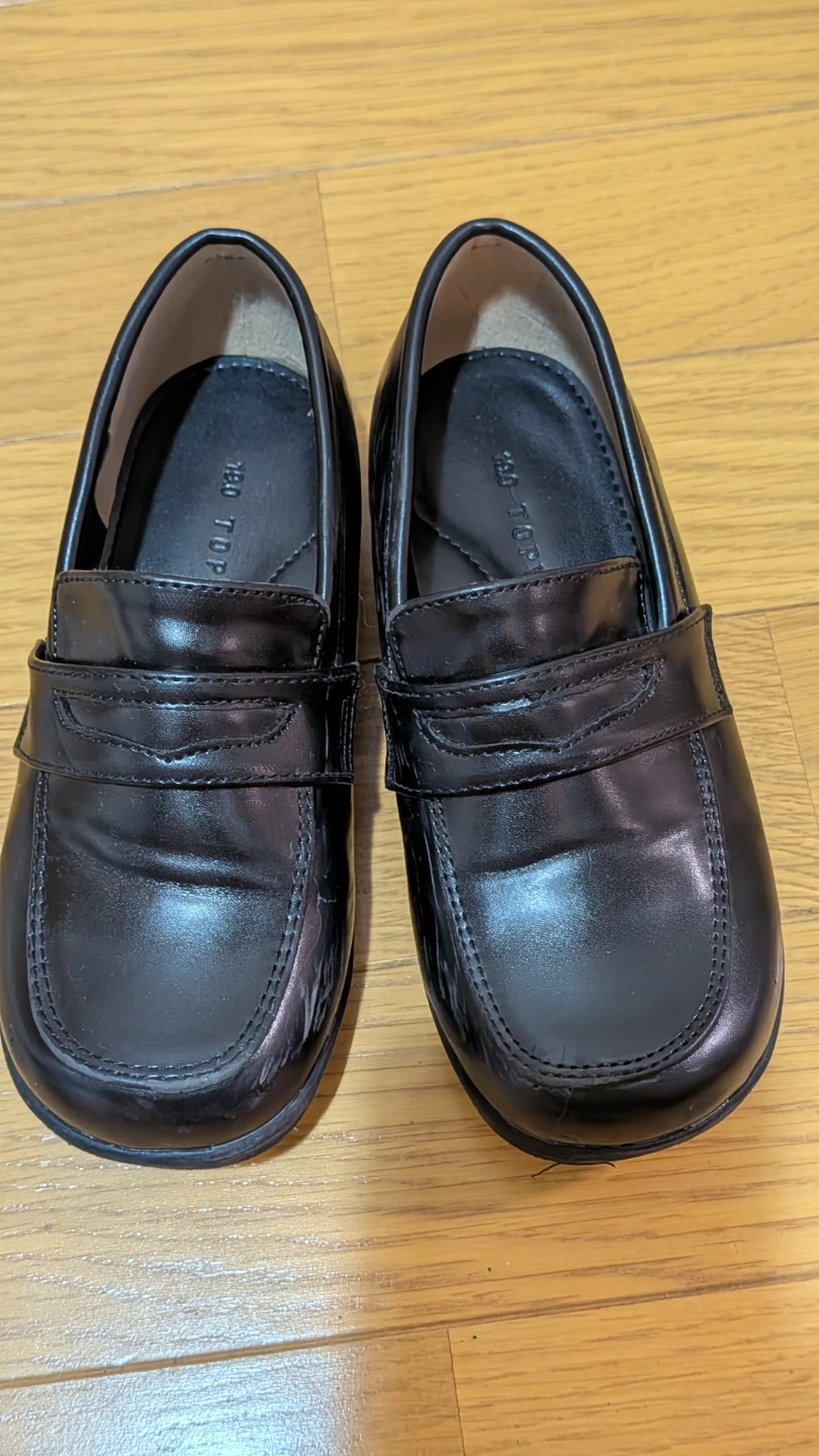 キッズ ローファー 19.0cm  ブラック