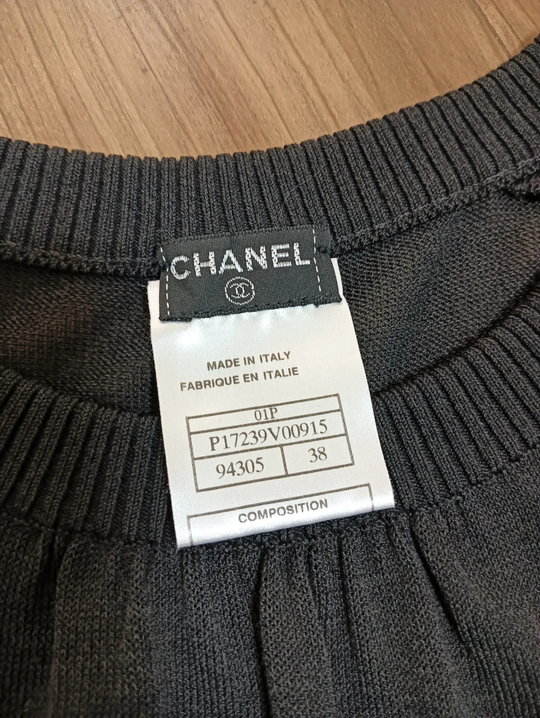 未使用近い美品。CHANEL シャネル ニット ワンピース チュニックの写真8枚目