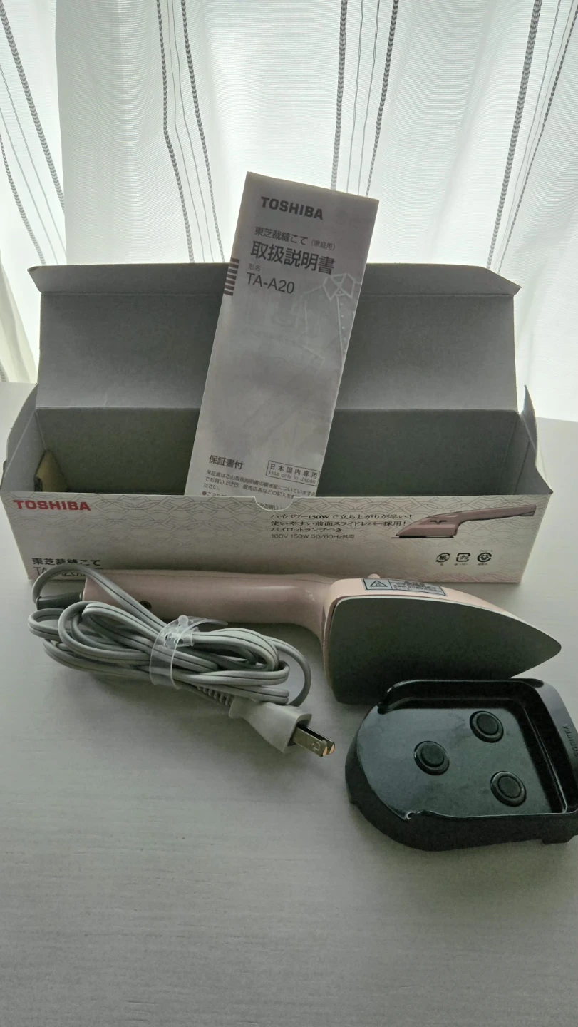 東芝 裁縫こて TA-A20P ピンクの写真2枚目
