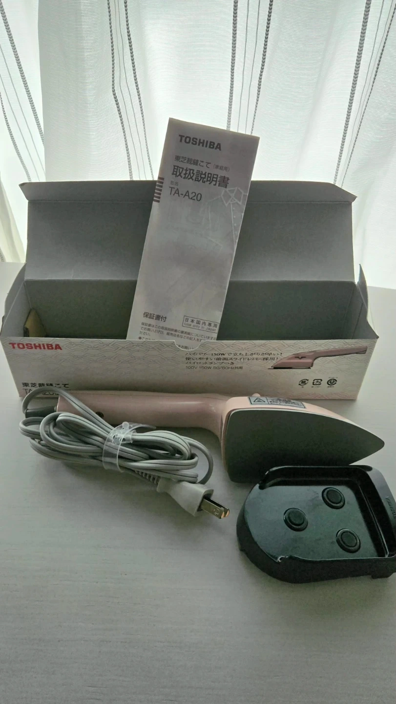 東芝 裁縫こて TA-A20P ピンクの写真2枚目