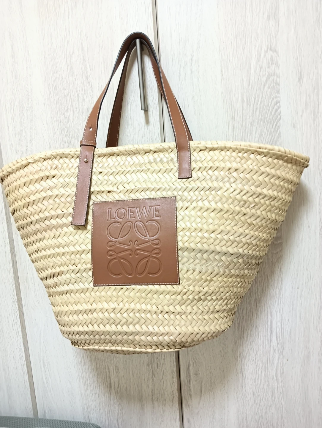 美品。LOEWE ロエベ バスケット バッグ かごトートバッグ