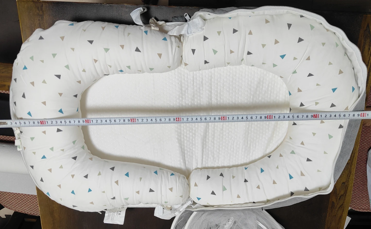 ベビーベッド インベッド 折りたたみ 蚊帳付きの写真2枚目