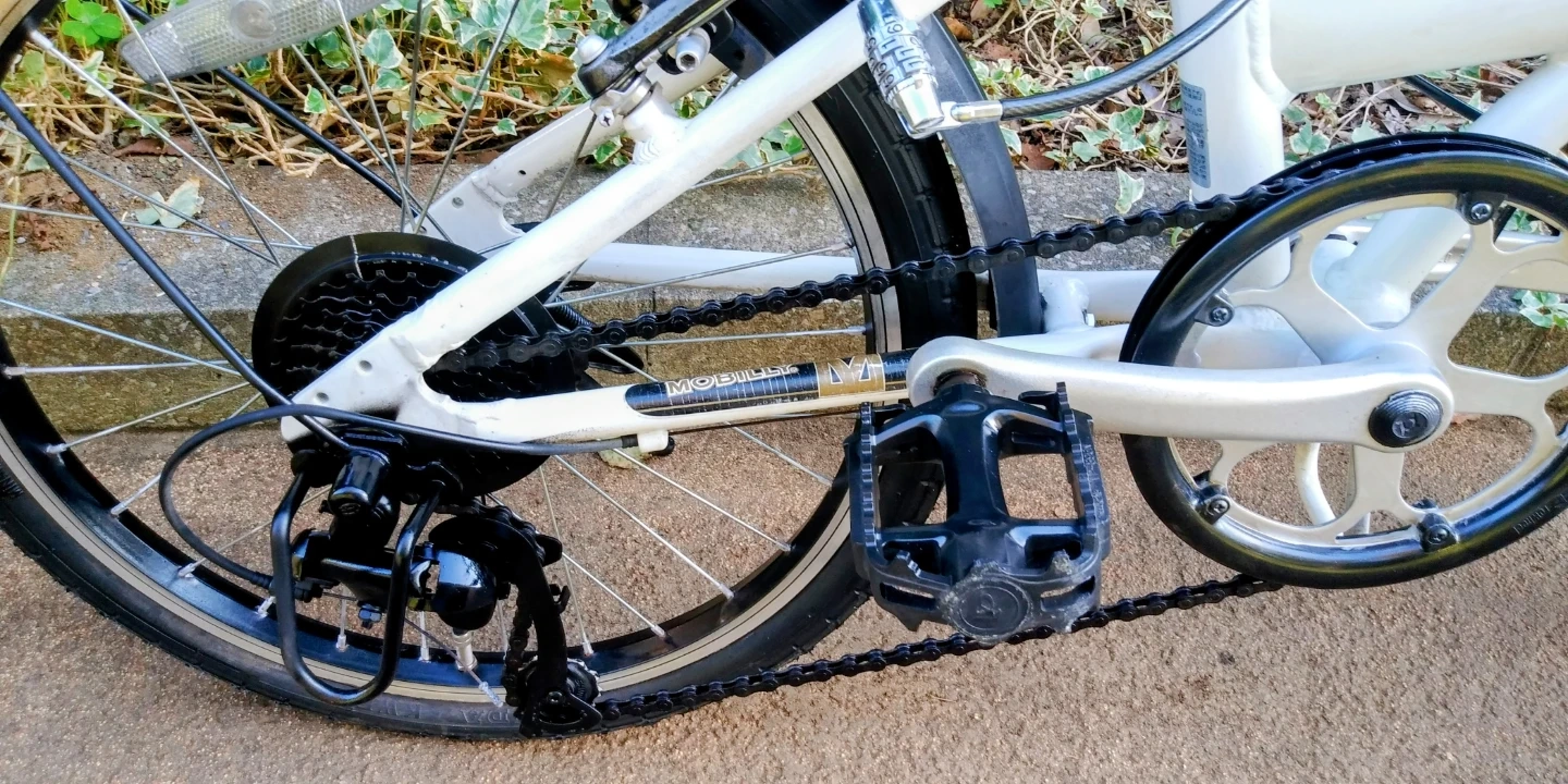 折りたたみ自転車 20インチアルミ7段変速の写真4枚目