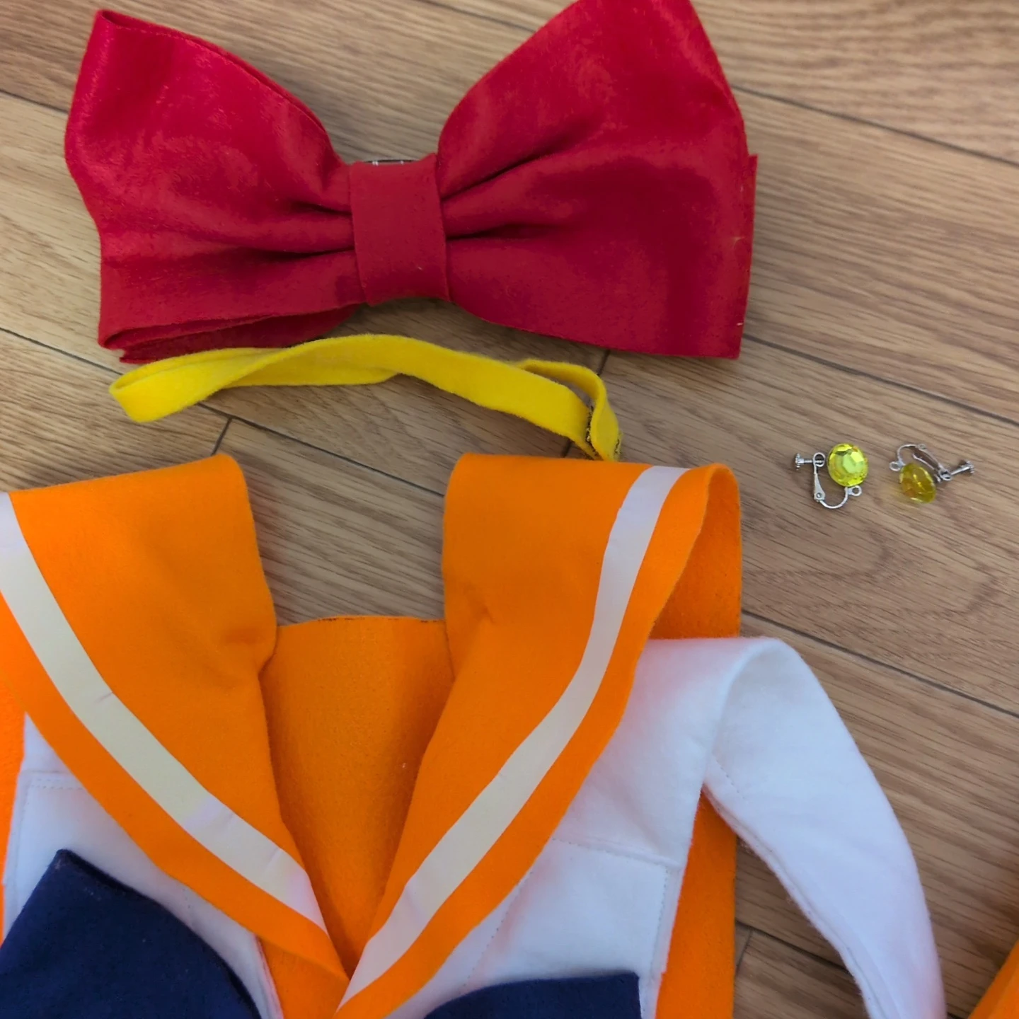 キッズ　セーラー戦士 コスプレ衣装セット　ハロウィン　仮装の写真2枚目