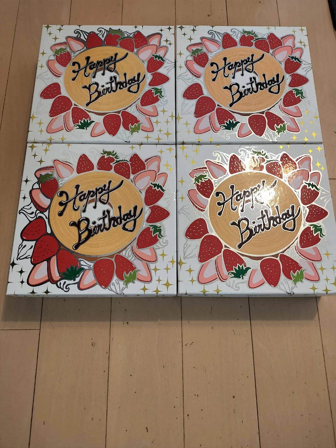 クラブハリエ 空箱 4個セットの写真2枚目