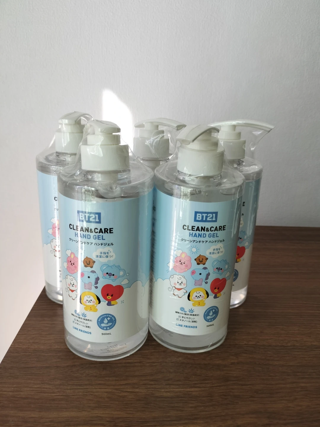 BT21 ハンドジェル 500ml 5本セットの写真4枚目