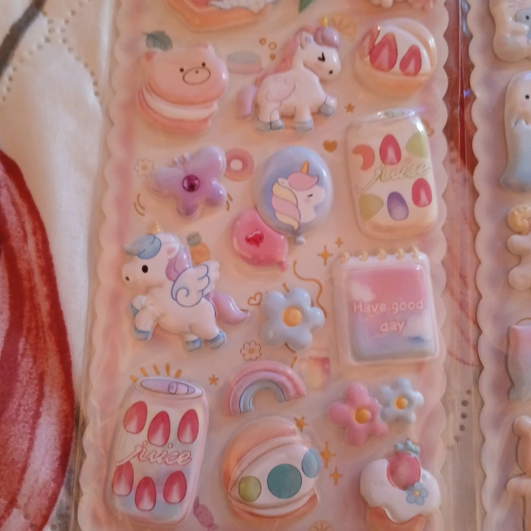 ぷっくりシール 2枚セット ゆめかわの写真3枚目