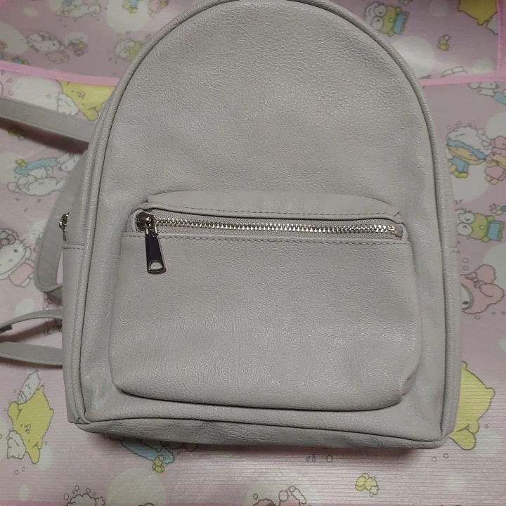 シンプル リュック グレー