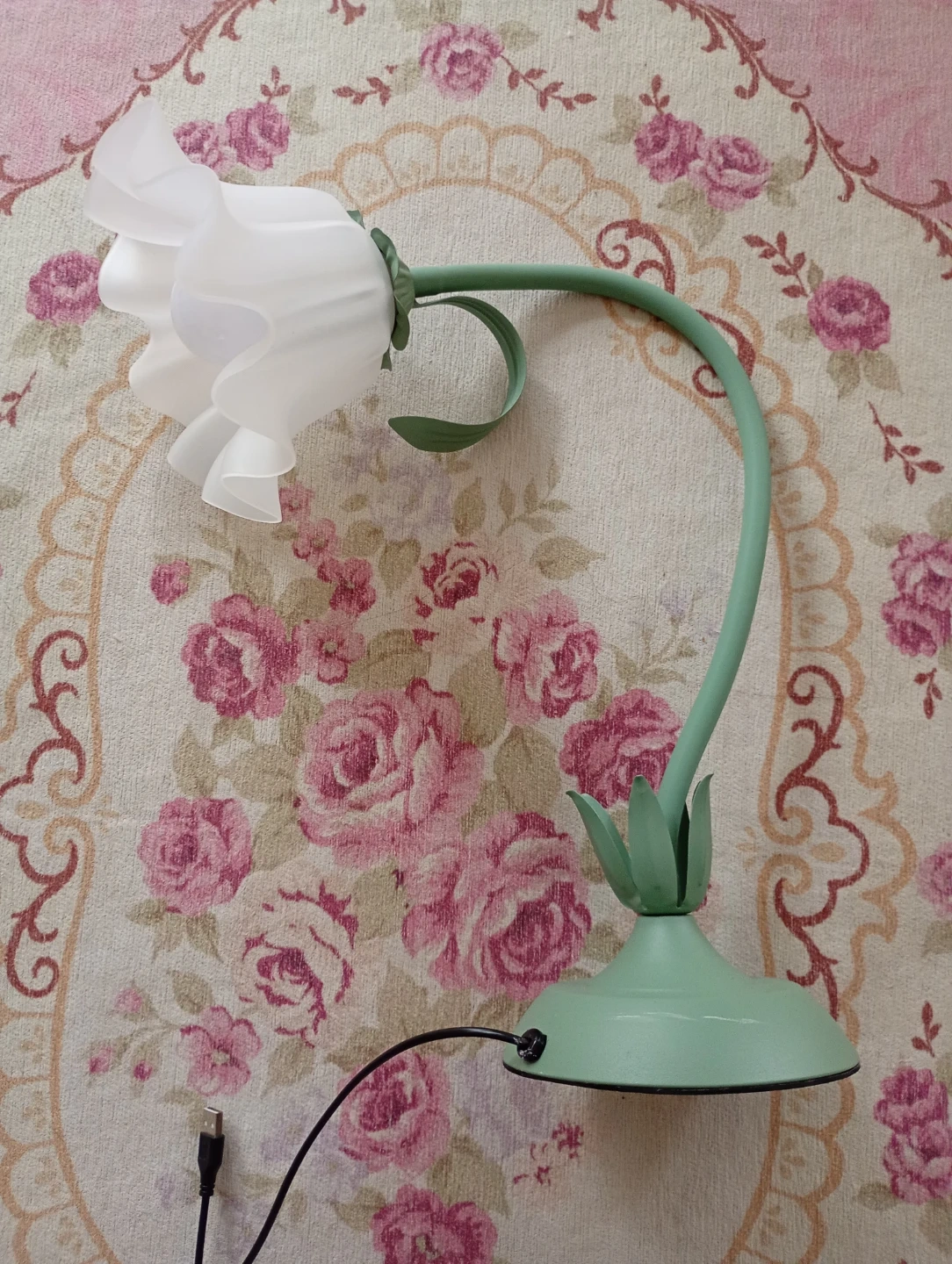 花モチーフ テーブルランプ ライト