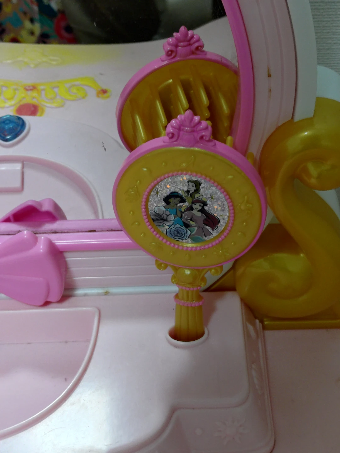 ディズニー プリンセス ドレッサー＆スツールセット週末緊急お値下げ850円の写真3枚目
