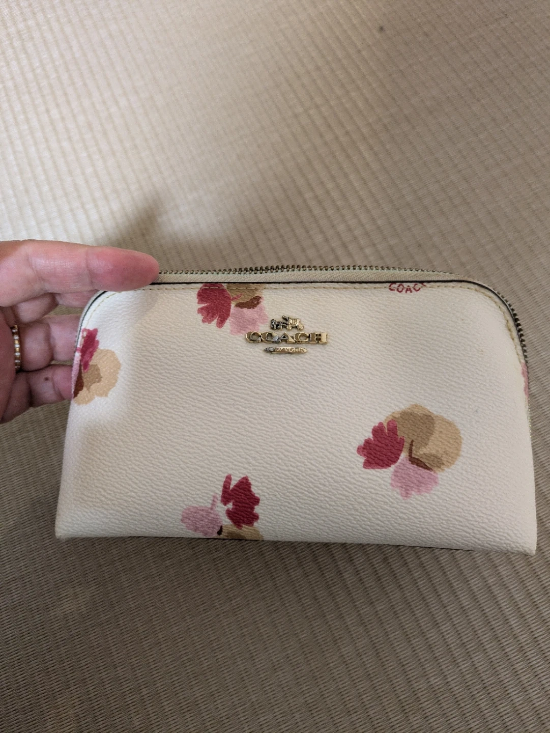 コーチ ポーチ&カードケースセット 花柄 再出品の写真4枚目
