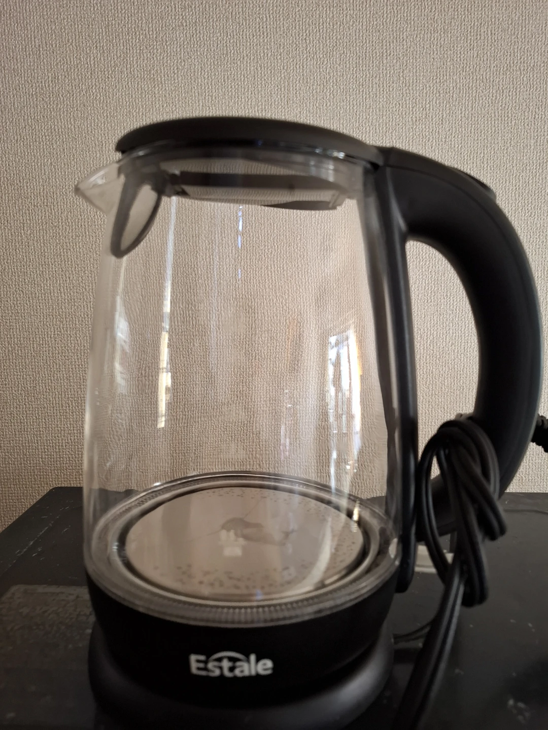 エステール ガラスケトル ブラック