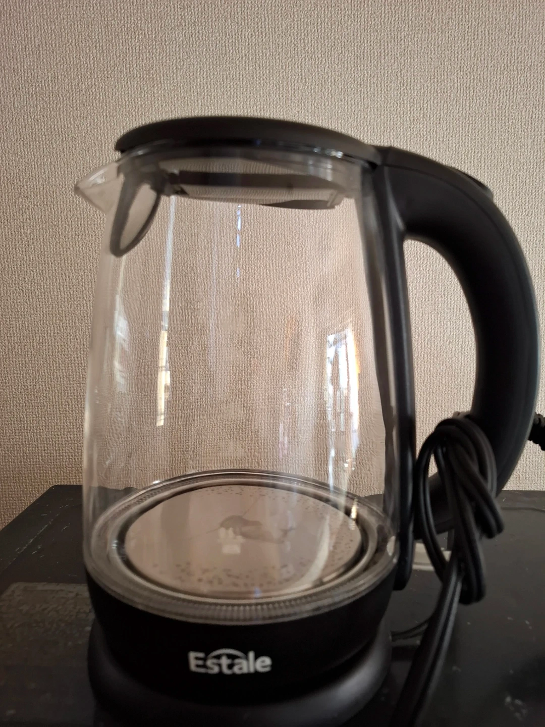 エステール ガラスケトル ブラック