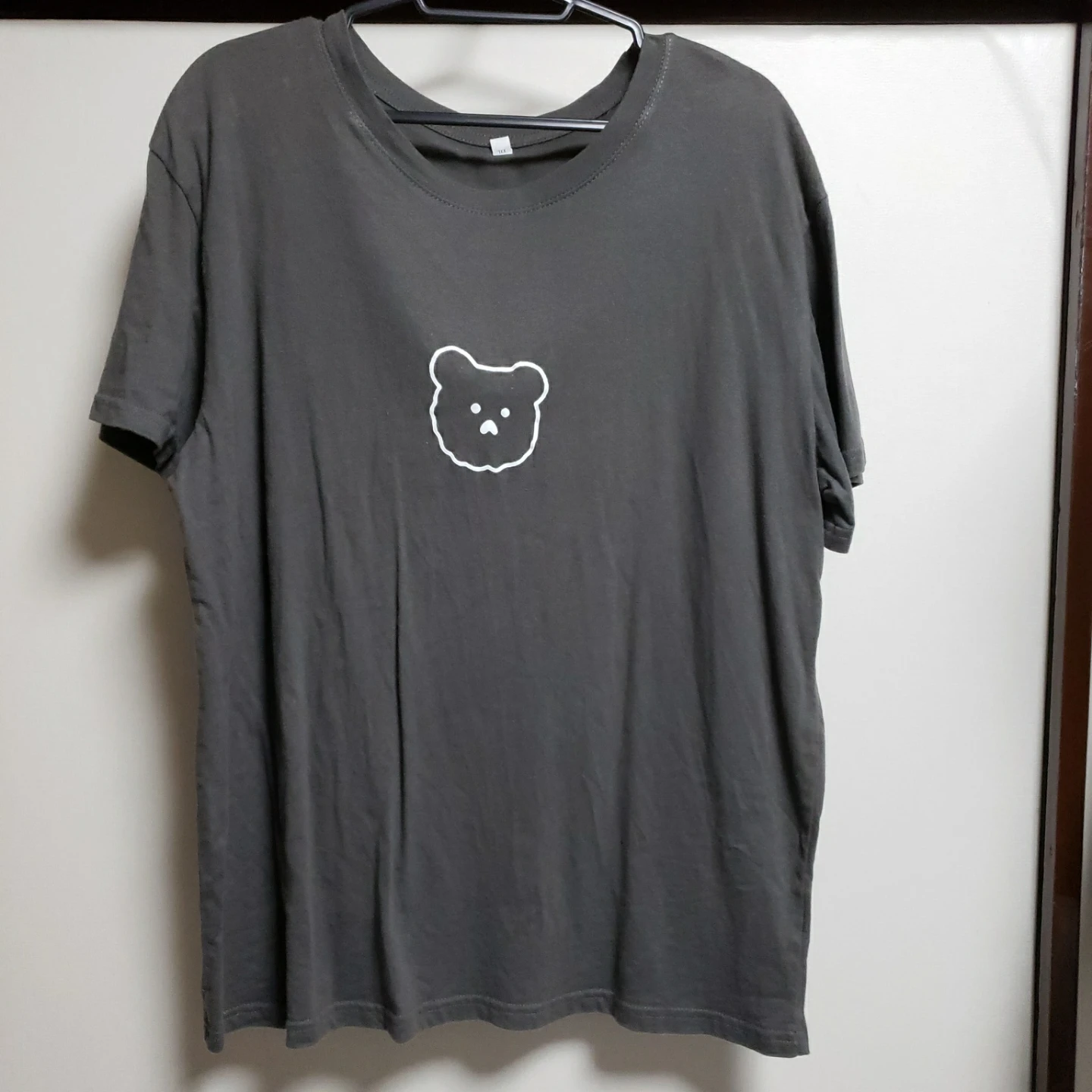くまイラスト グレー Tシャツ XXL 新品未使用
