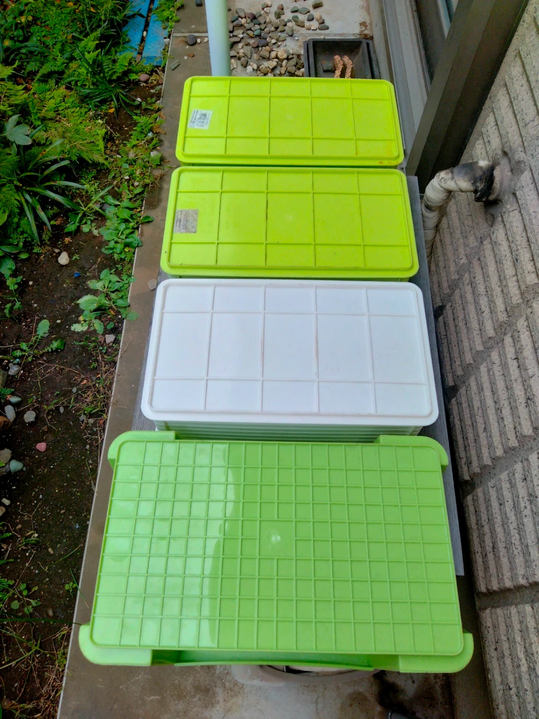 工具箱 クィックコンテナ 収納BOX 中古 小物入れ 4個の写真4枚目
